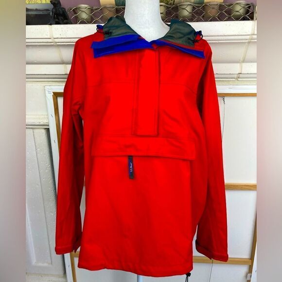 L.L. Bean Goretex hooded all weather/terrain anorak w/ zippered pockets, sides - Picture 1 of 16